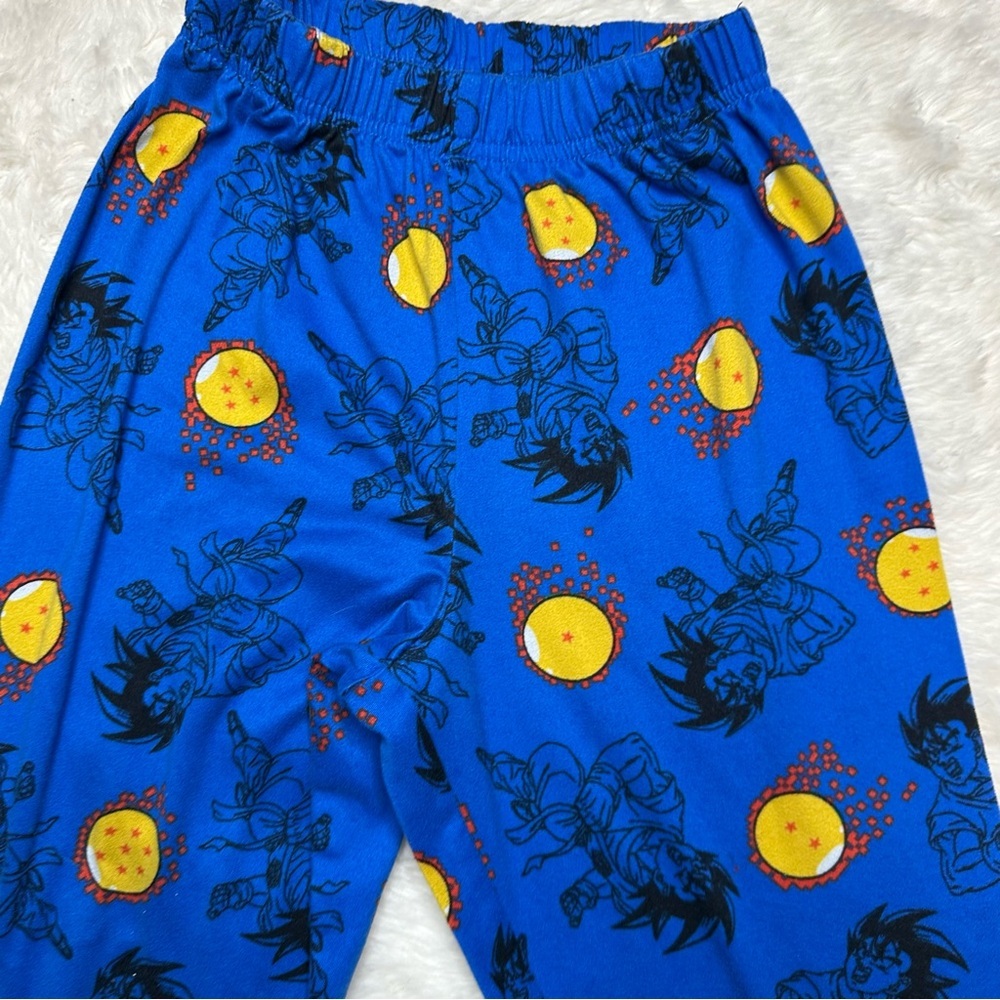 Dragon Ball Z Pajama Set 2 Pc Grey/Blue/Orange Size 6 - Picture 14 of 16